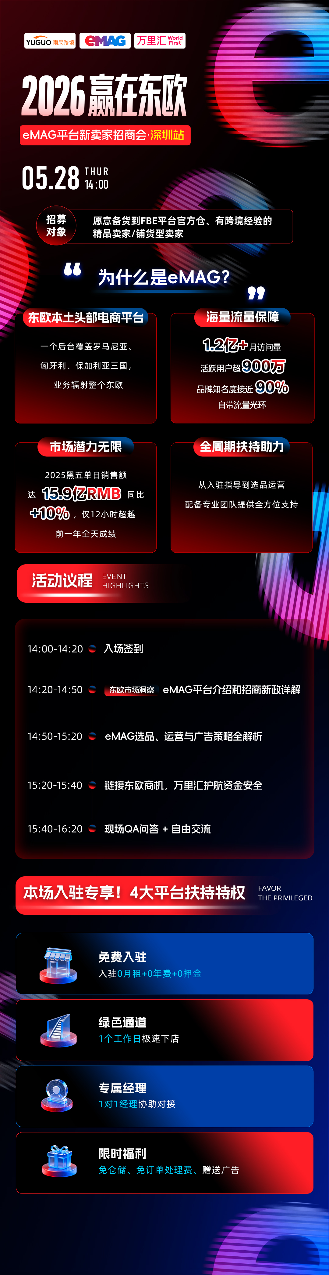东欧平台eMAG2026年新卖家招商会--深圳站
