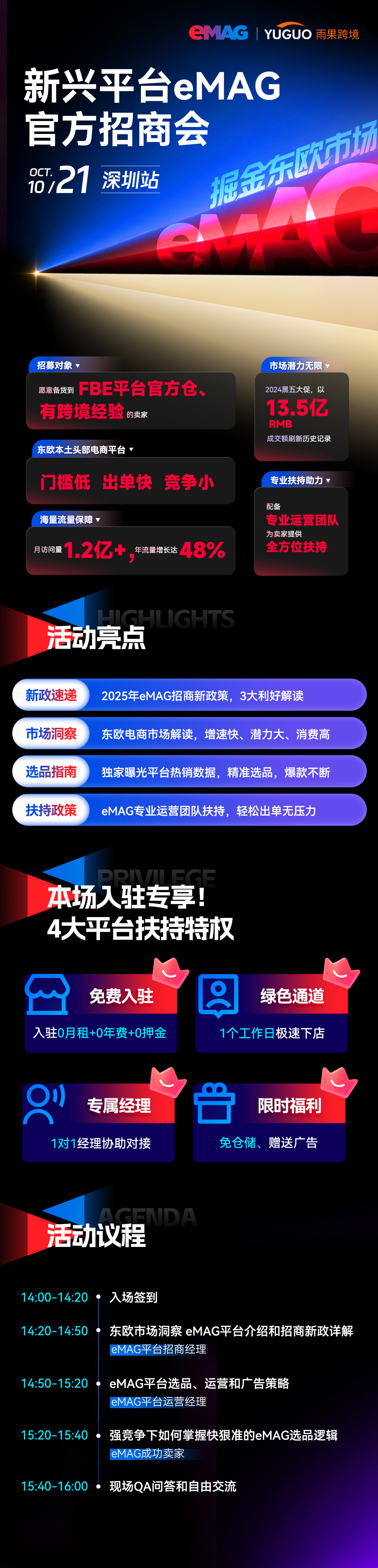 东欧eMAG平台旺季新卖家招商会—深圳站 2