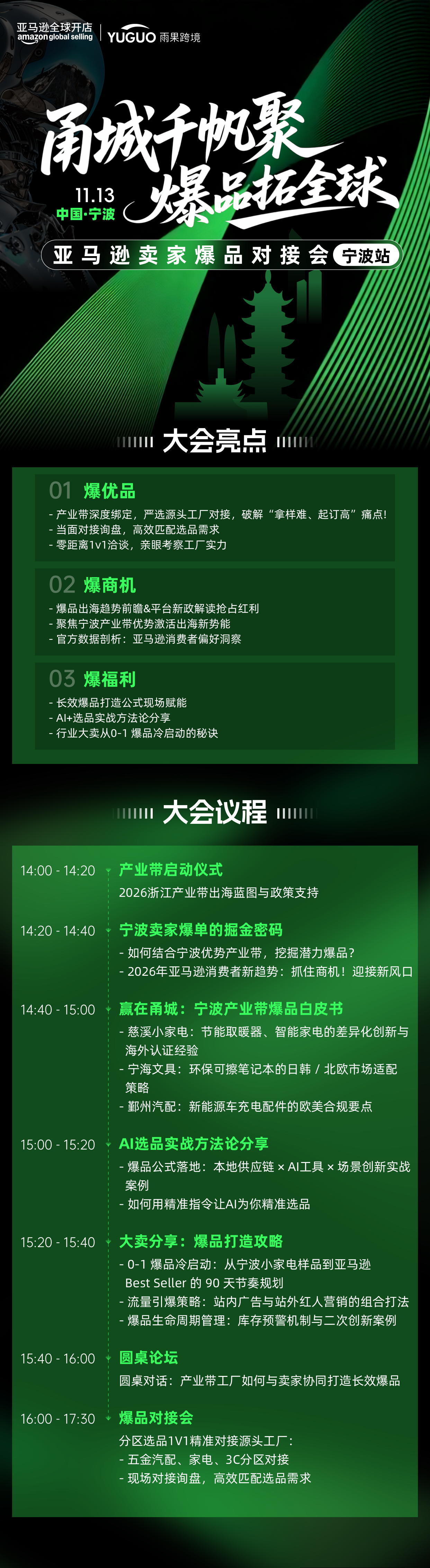 亚马逊卖家爆品对接会·宁波站