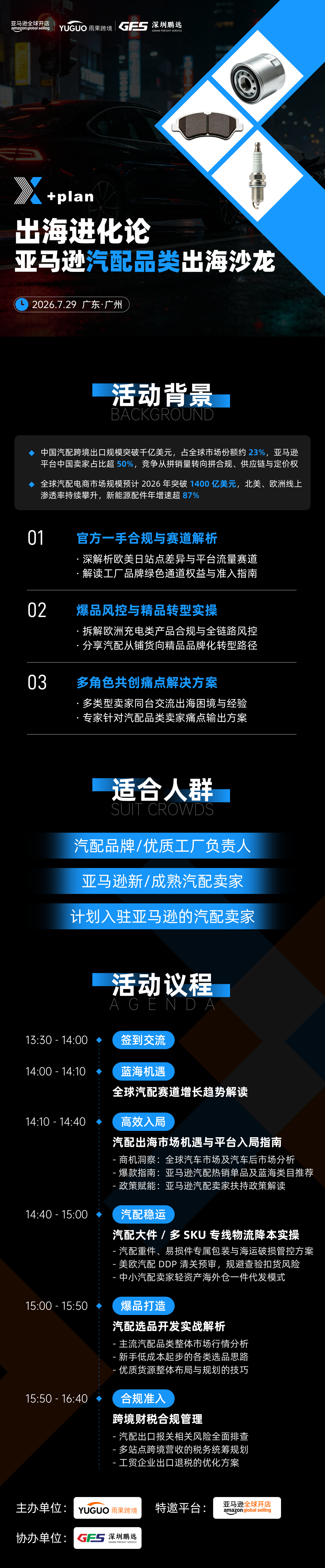 亚马逊汽配品类出海沙龙