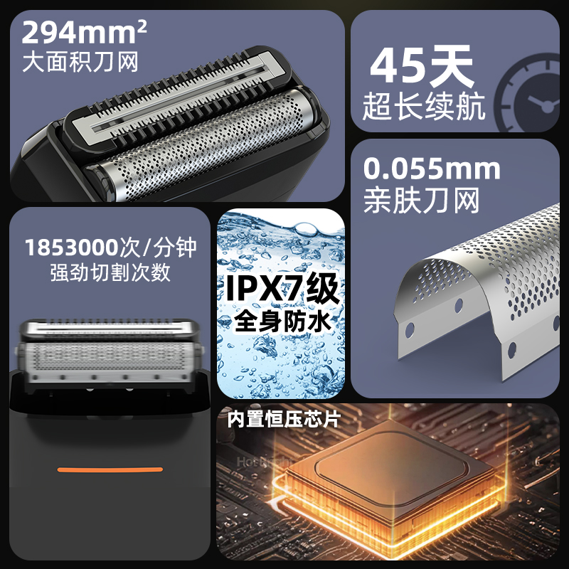 大刀头往复式电动剃须刀 1 大刀头往复式电动剃须刀 1
