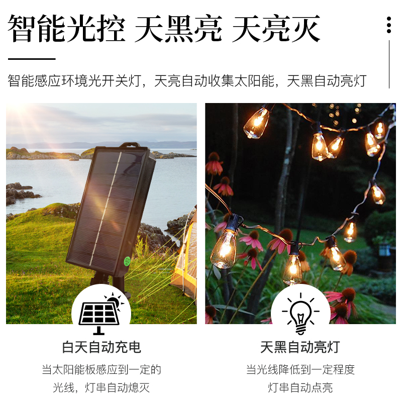 太阳能 LED ST38灯串