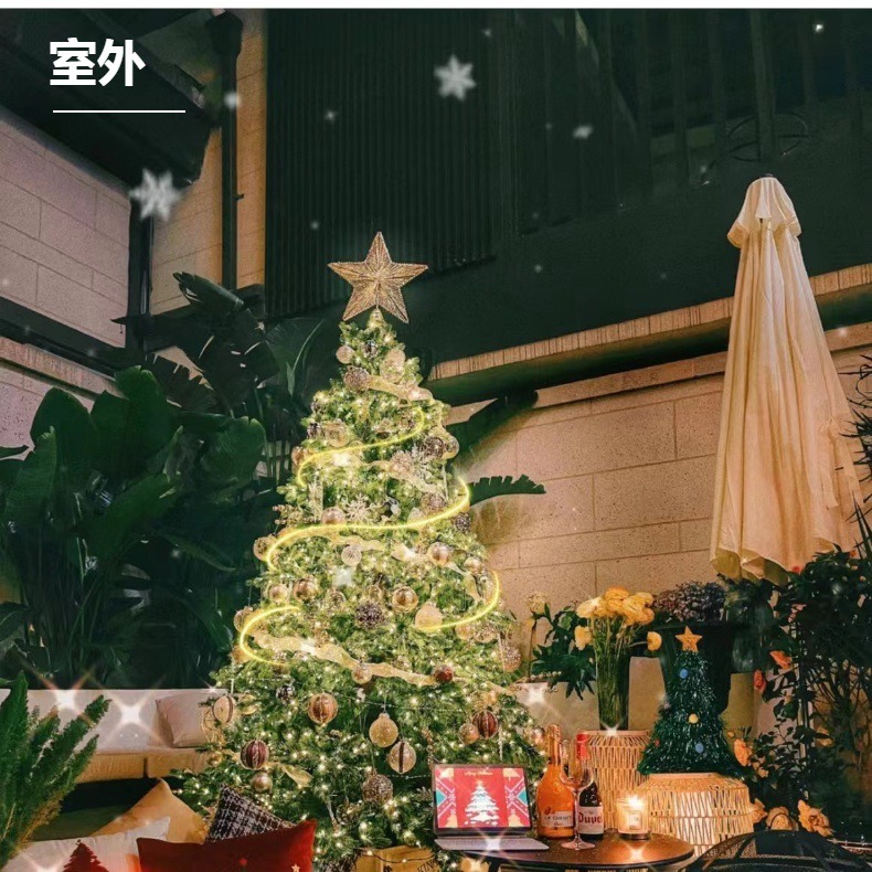 带灯植绒圣诞树 - 锦品出海 带灯植绒圣诞树