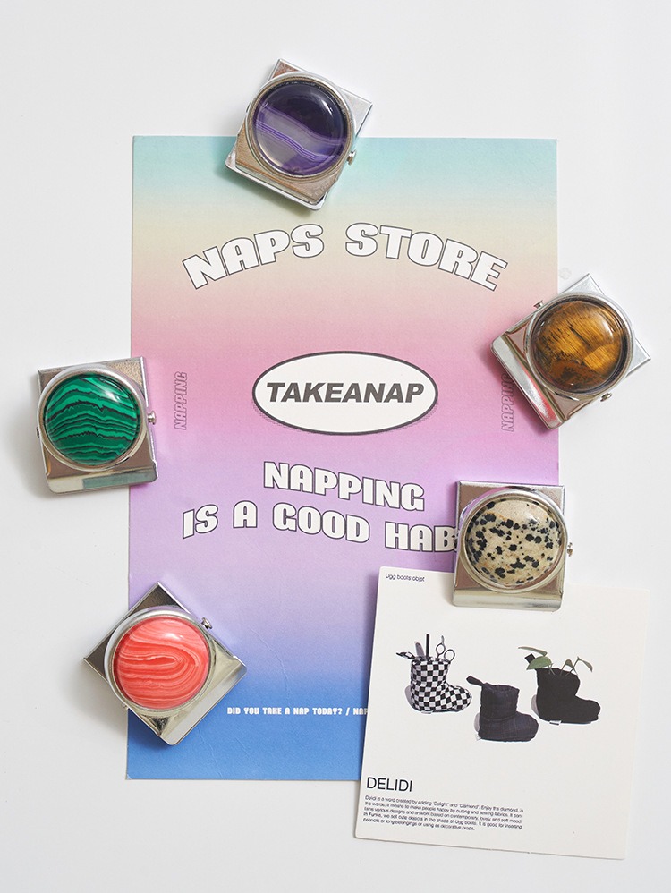 原石磁吸便签夹