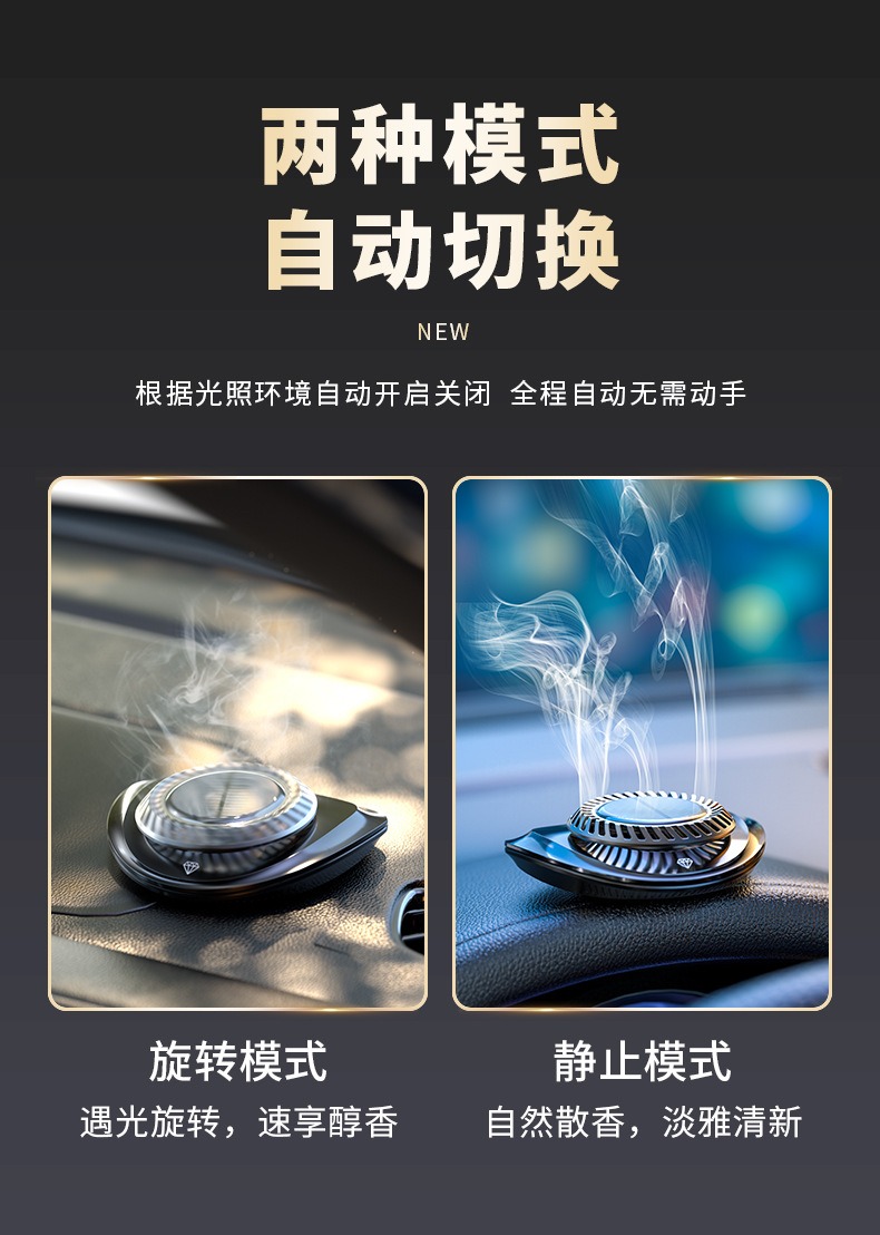 太阳能旋转香水