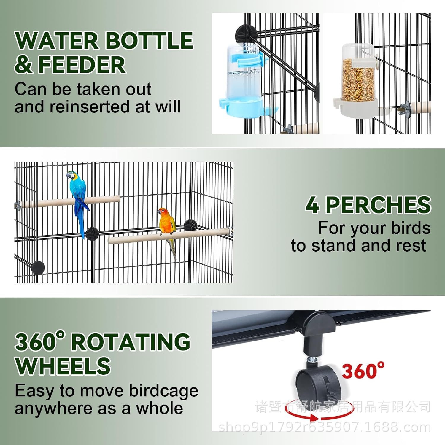 铁网鹦鹉笼子