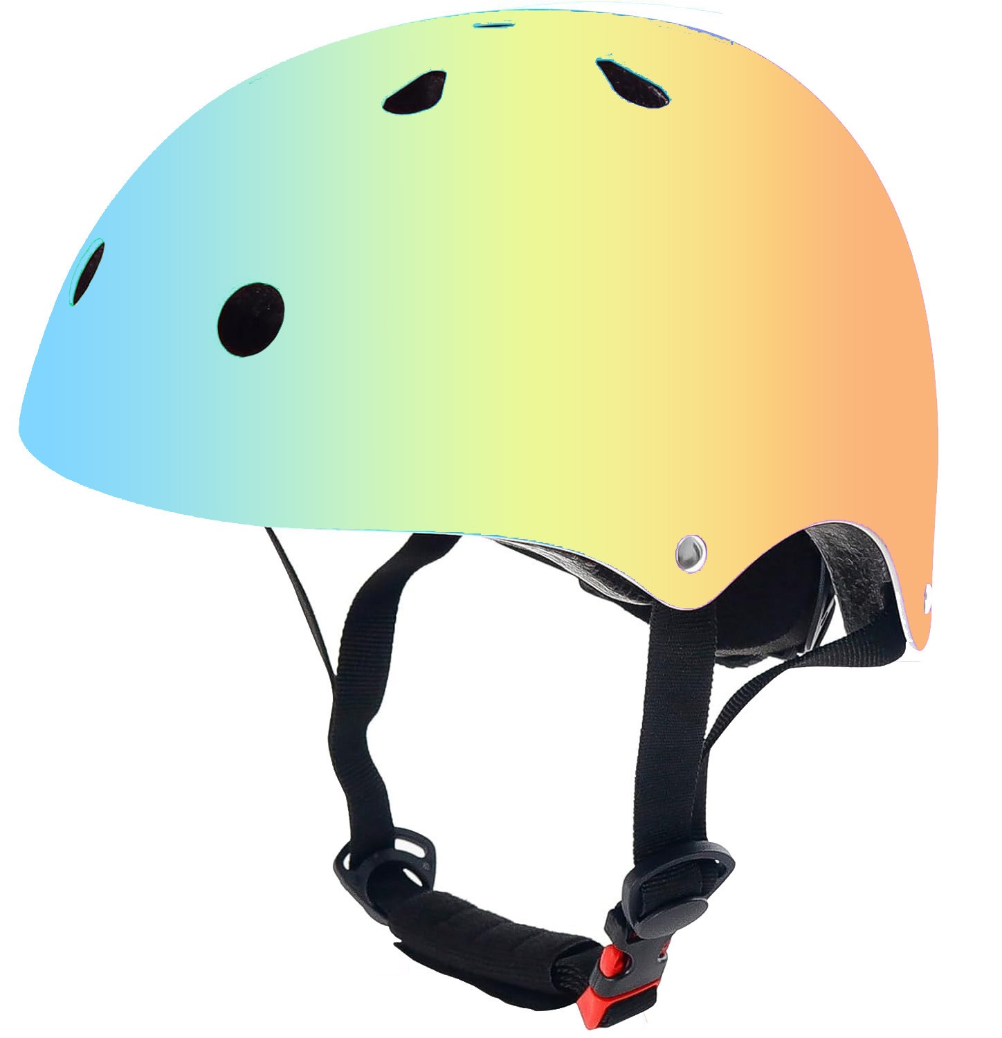 彩色渐变可调节头盔