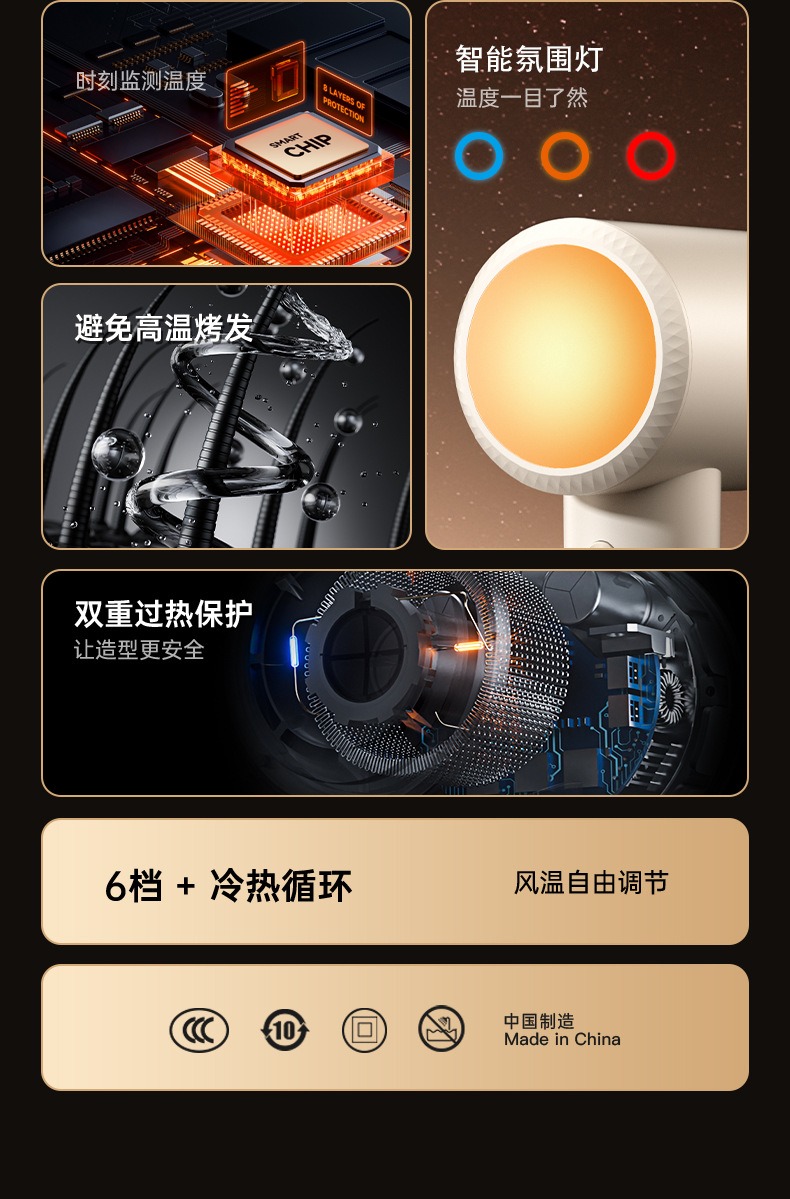 负离子高速吹风机