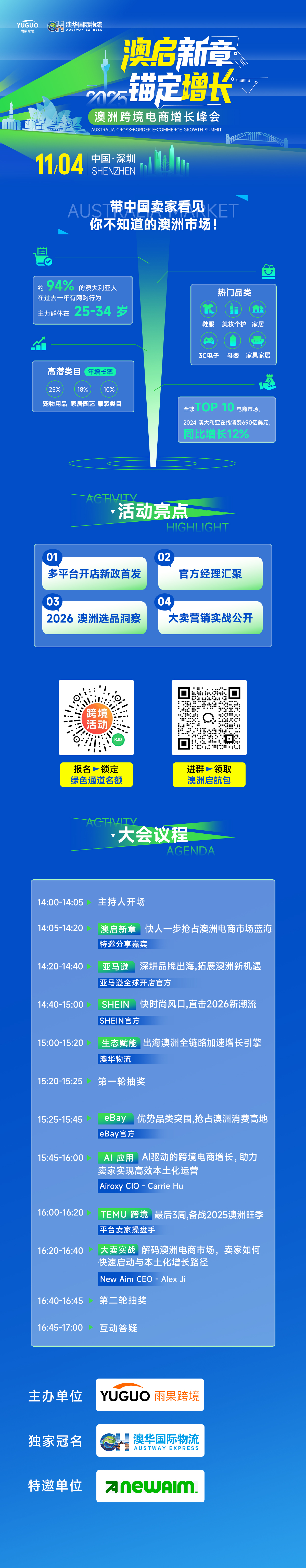 2025 澳洲跨境电商增长峰会-深圳站 2