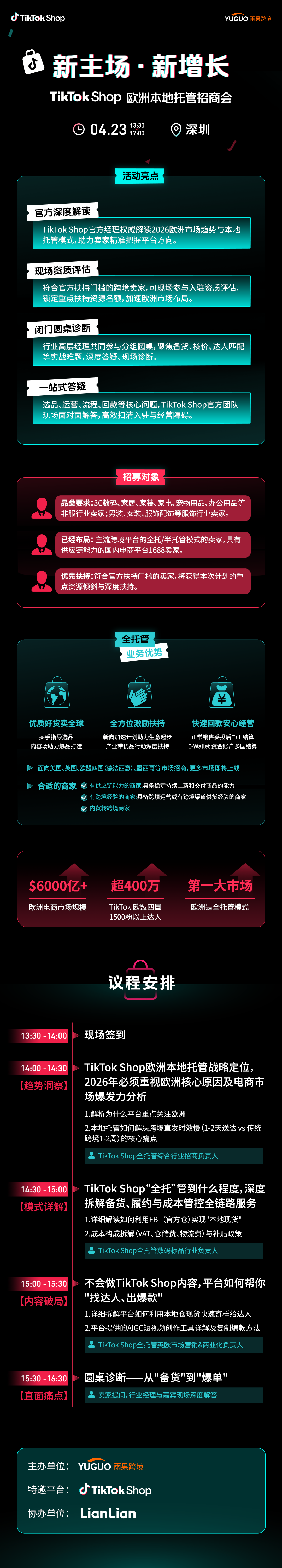 2026 TikTok Shop欧洲本地托管招商会·深圳站