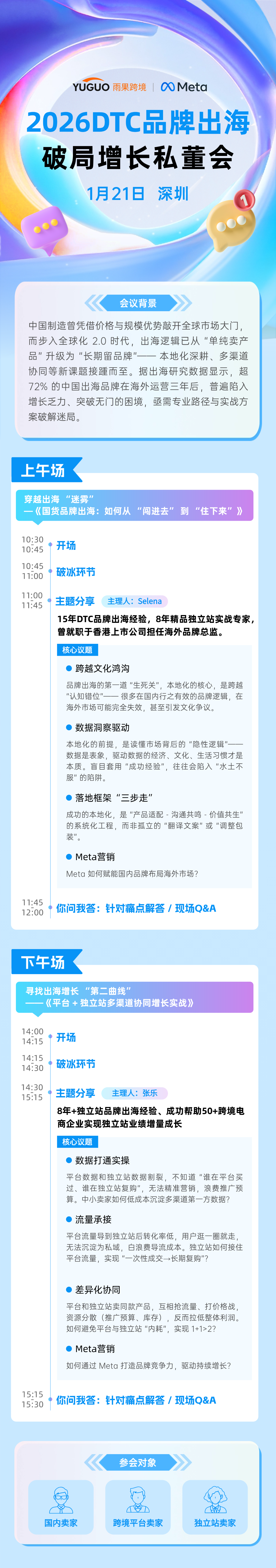 2026DTC品牌出海破局增长私董会