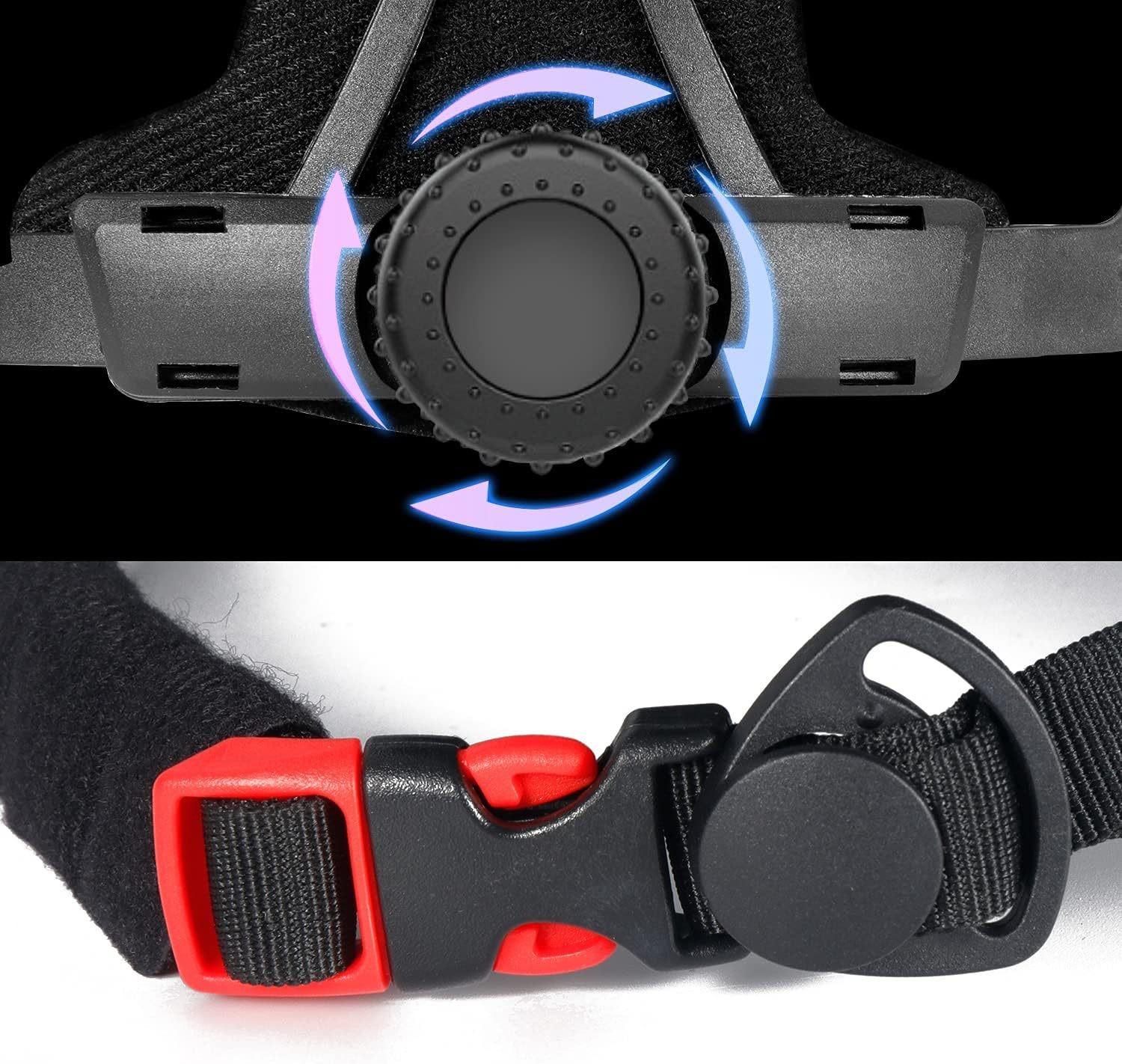 彩色渐变可调节头盔