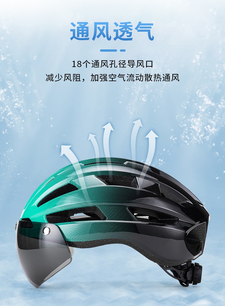 磁吸式风镜头盔