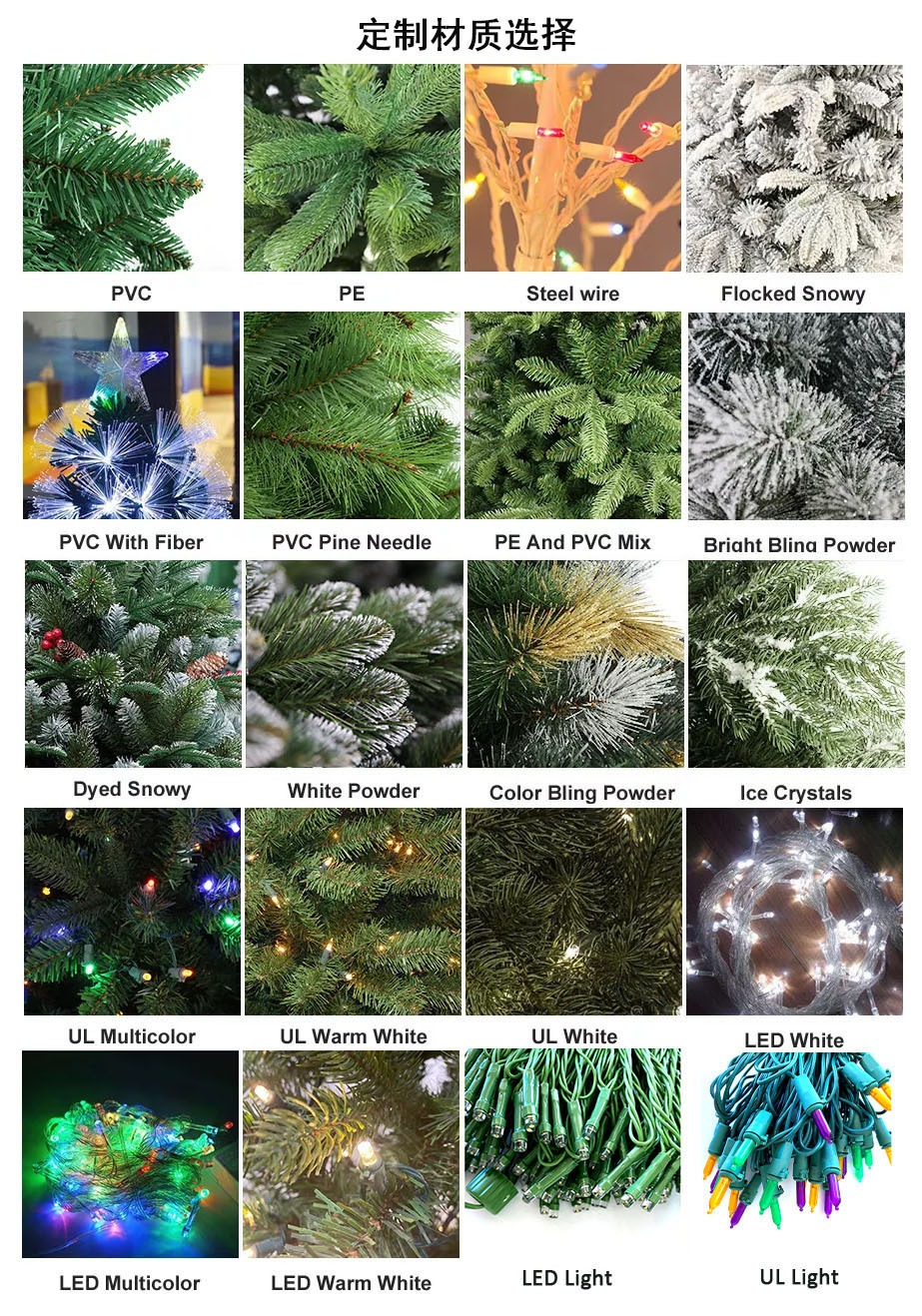 带灯仙人掌装饰