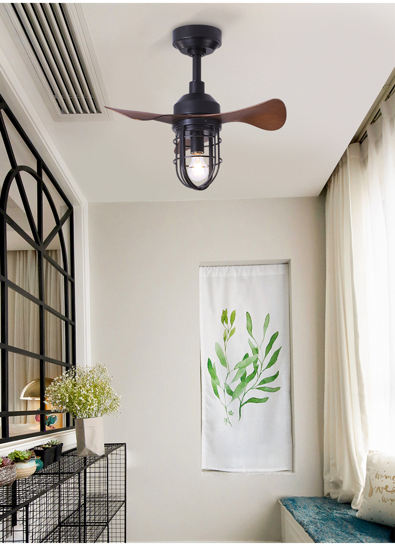 工业风美式风扇灯