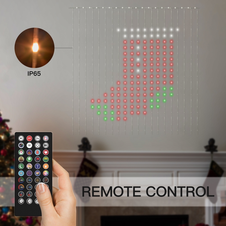 窗帘灯可DIY图案