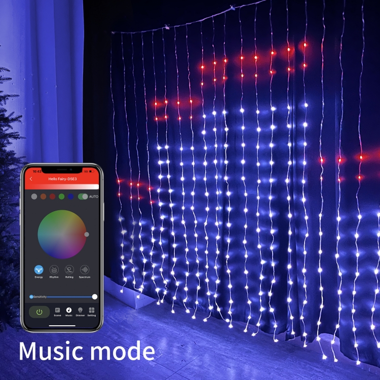 窗帘灯可DIY图案