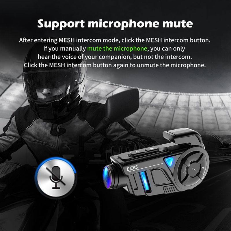 摩托车头盔记录仪