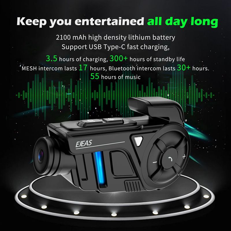 摩托车头盔记录仪