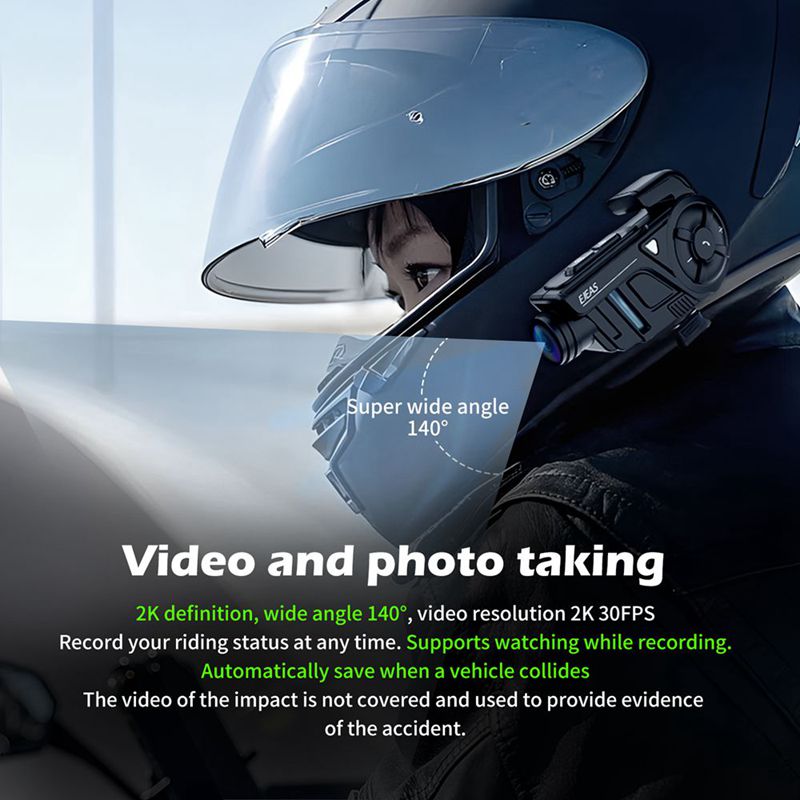 摩托车头盔记录仪