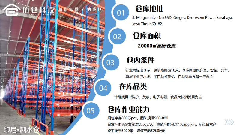 东南亚海外仓-佰仓科技