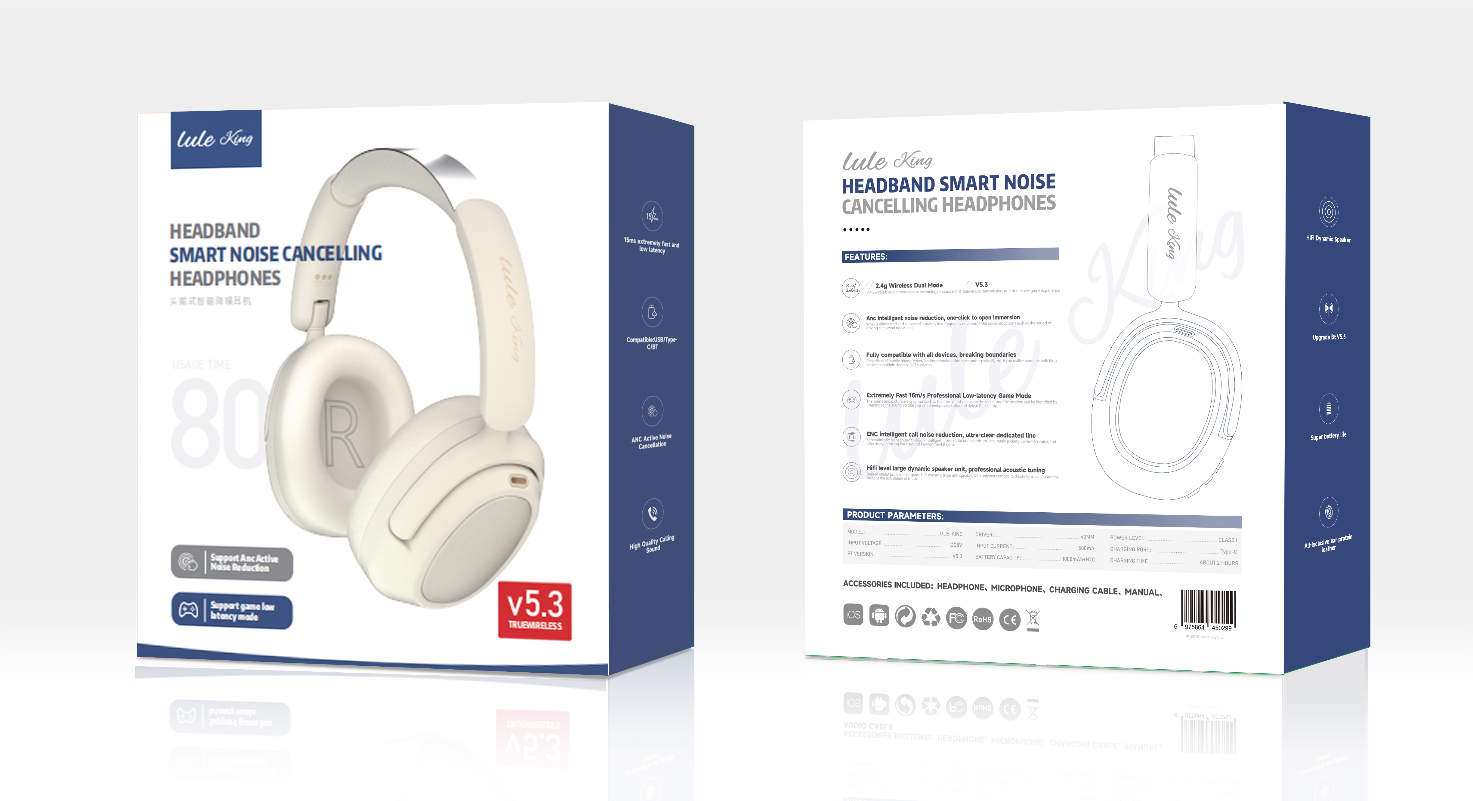 头戴式蓝牙耳机