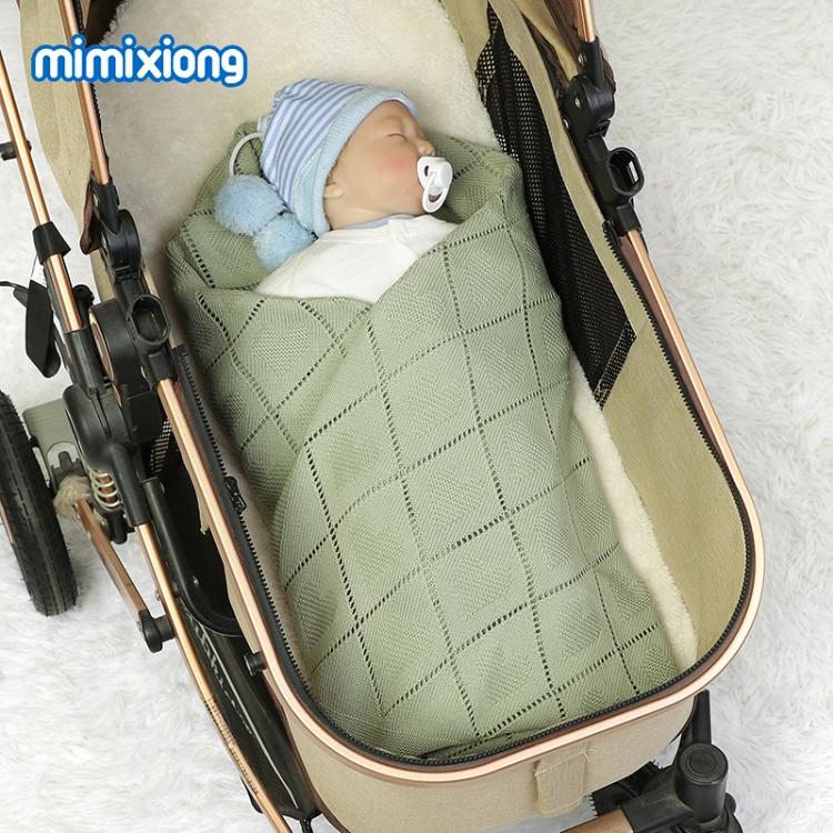 针织镂空盖毯抱被