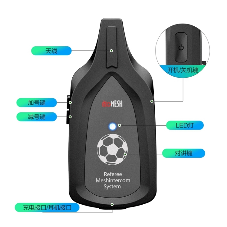 裁判对讲机防水