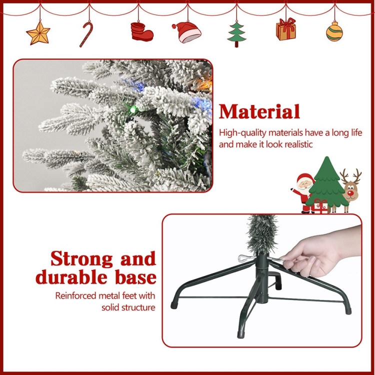 圣诞树加密植绒