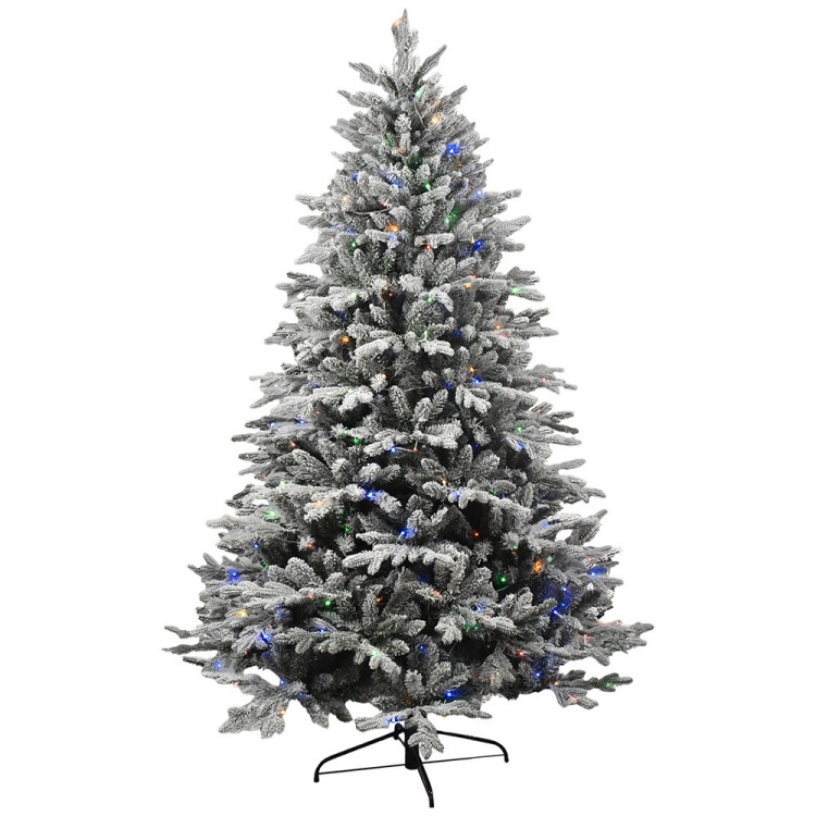 圣诞树加密植绒