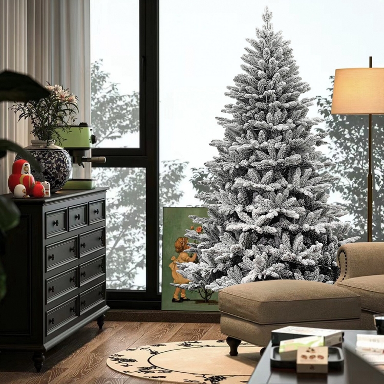 圣诞树加密植绒