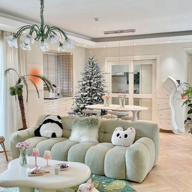 圣诞树加密植绒