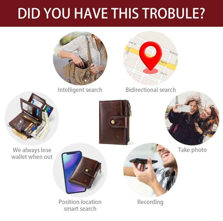 智能防丢失钱包