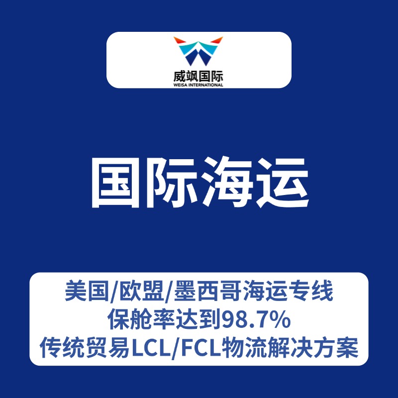 国际海运-深圳威飒国际物流