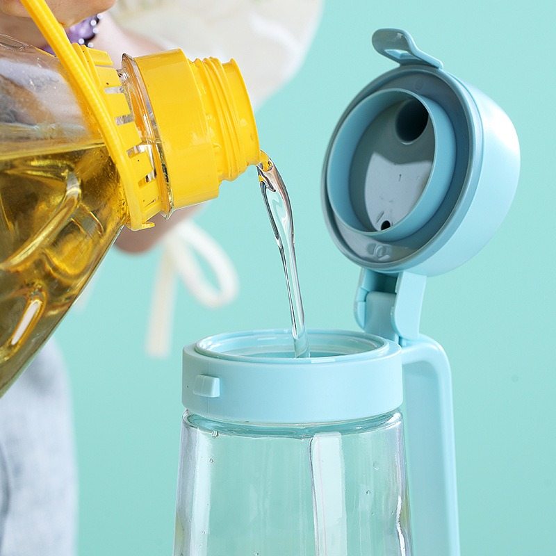 自动开合玻璃油壶