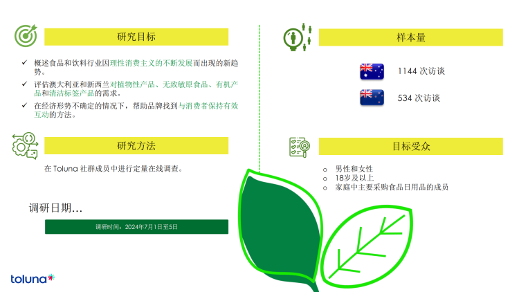 2024年澳洲食品行业消费者行为洞察报告