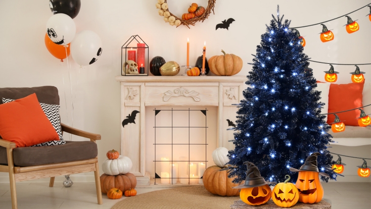 黑色圣诞树4ft 20 黑色圣诞树4ft