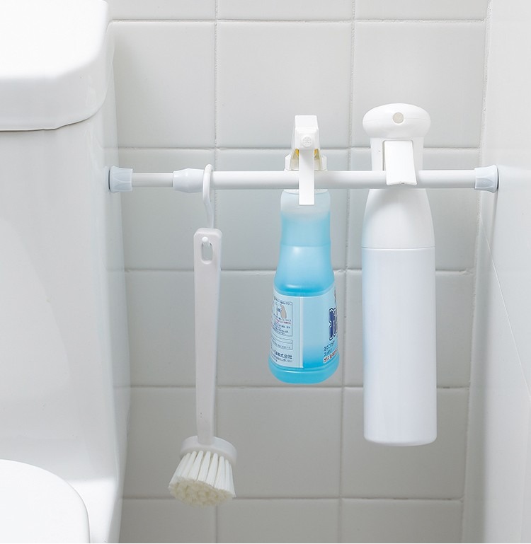 伸缩门帘杆免安装