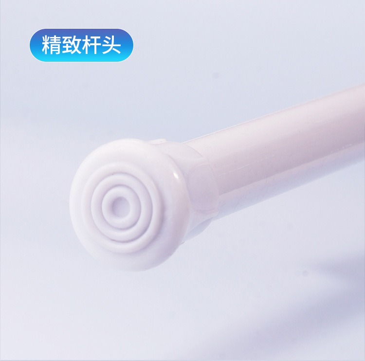 伸缩门帘杆免安装