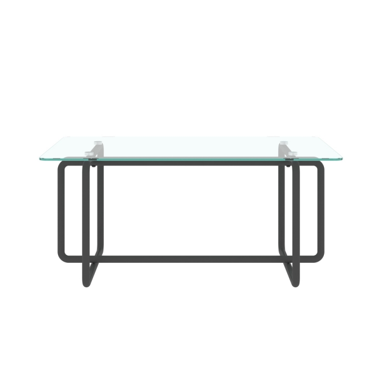 钢化玻璃透明茶几