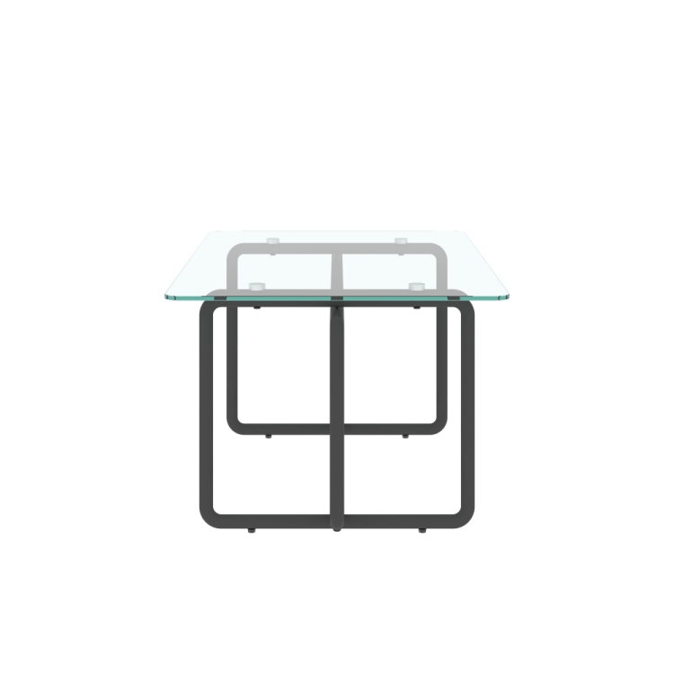 钢化玻璃透明茶几