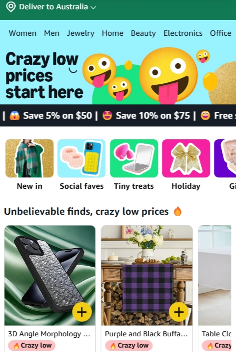 亚马逊震撼出击！低价商城正式启航