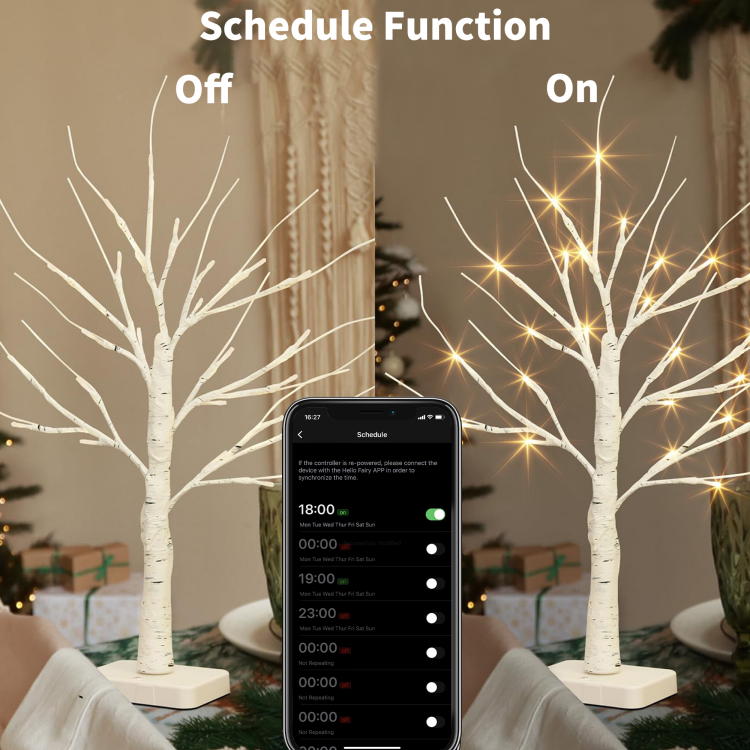 0.6m双支装白桦树