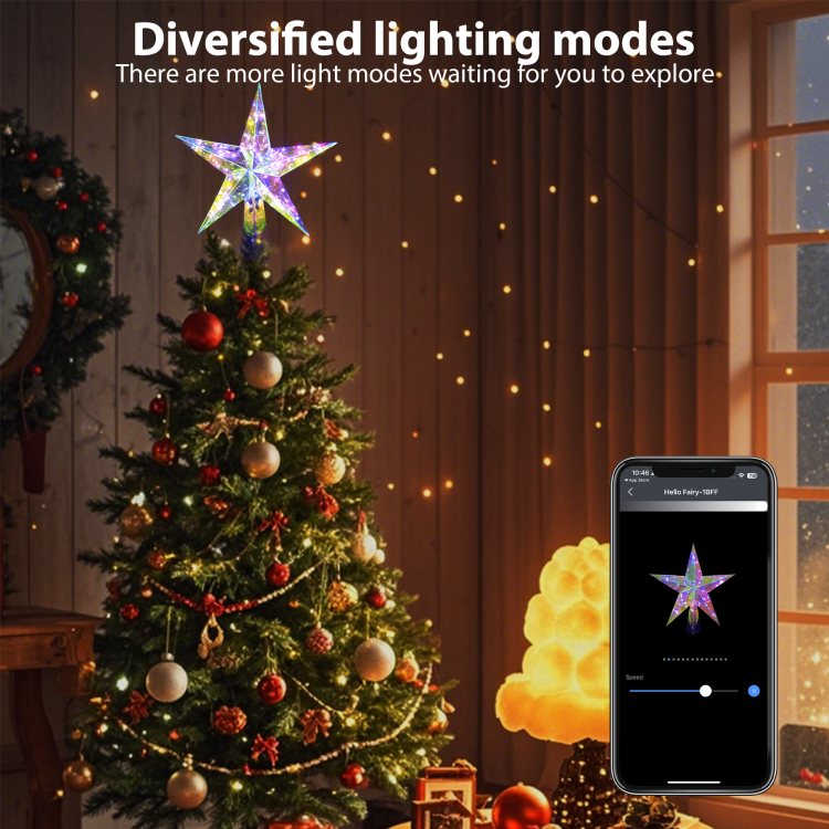 幻彩片五角星圣诞树 1 幻彩片五角星圣诞树