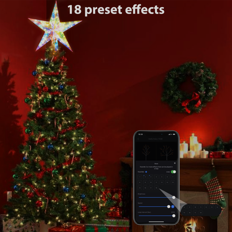 幻彩片五角星圣诞树 2 幻彩片五角星圣诞树