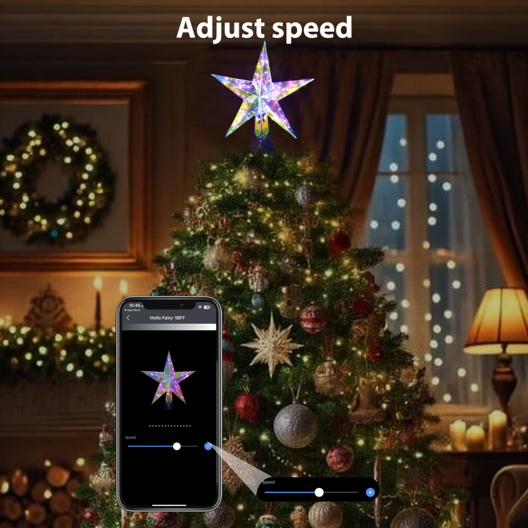 幻彩片五角星圣诞树 10 幻彩片五角星圣诞树