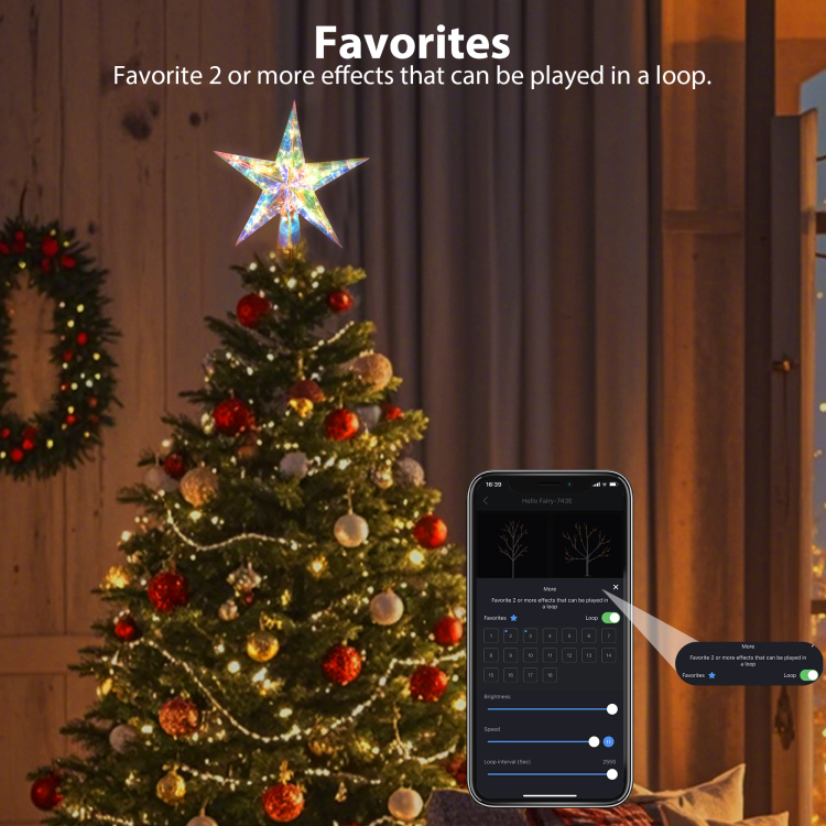 幻彩片五角星圣诞树 6 幻彩片五角星圣诞树