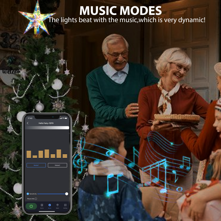 幻彩片五角星圣诞树 5 幻彩片五角星圣诞树