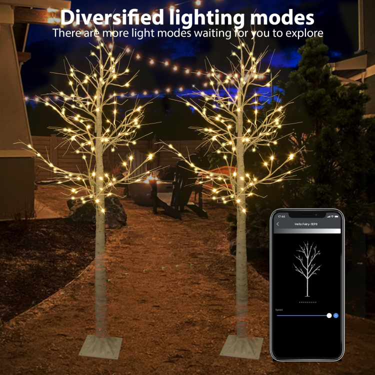 1.8m双支装白桦树