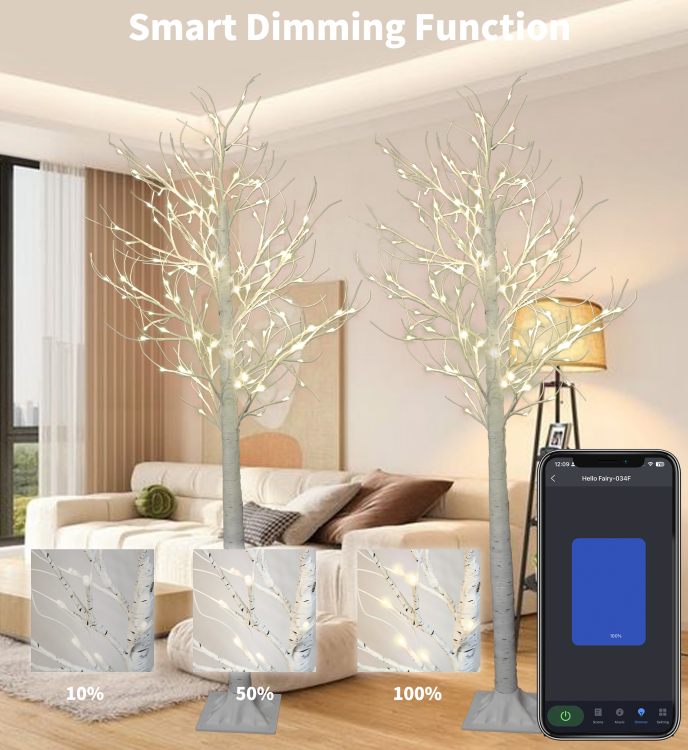 1.8m双支装白桦树